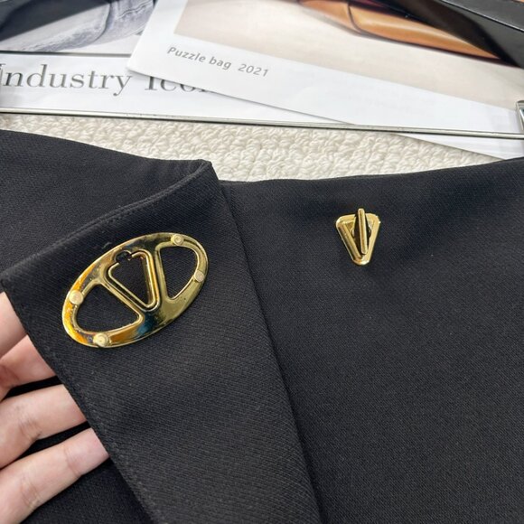 Valentino lock button suit culottes - Picture 2 of 9